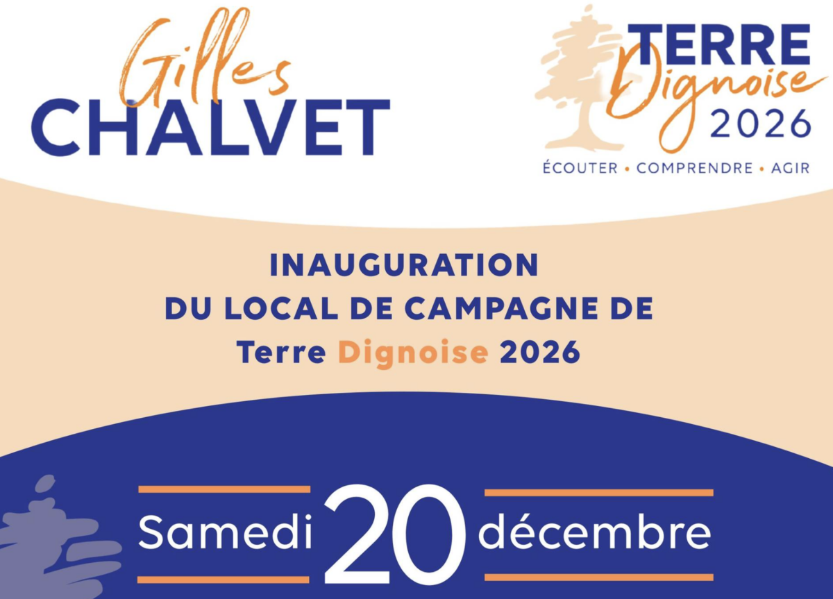 Ouverture du local de campagne Terre Dignoise 2026